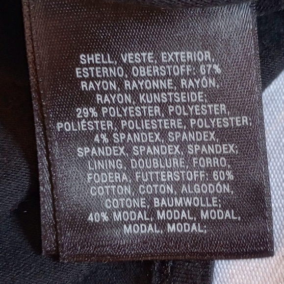 MAEVE Women's Grey Black Eyelash Trim Hem Empire Waist Midi Short Sleeve Zip XXS - Picture 7 of 15